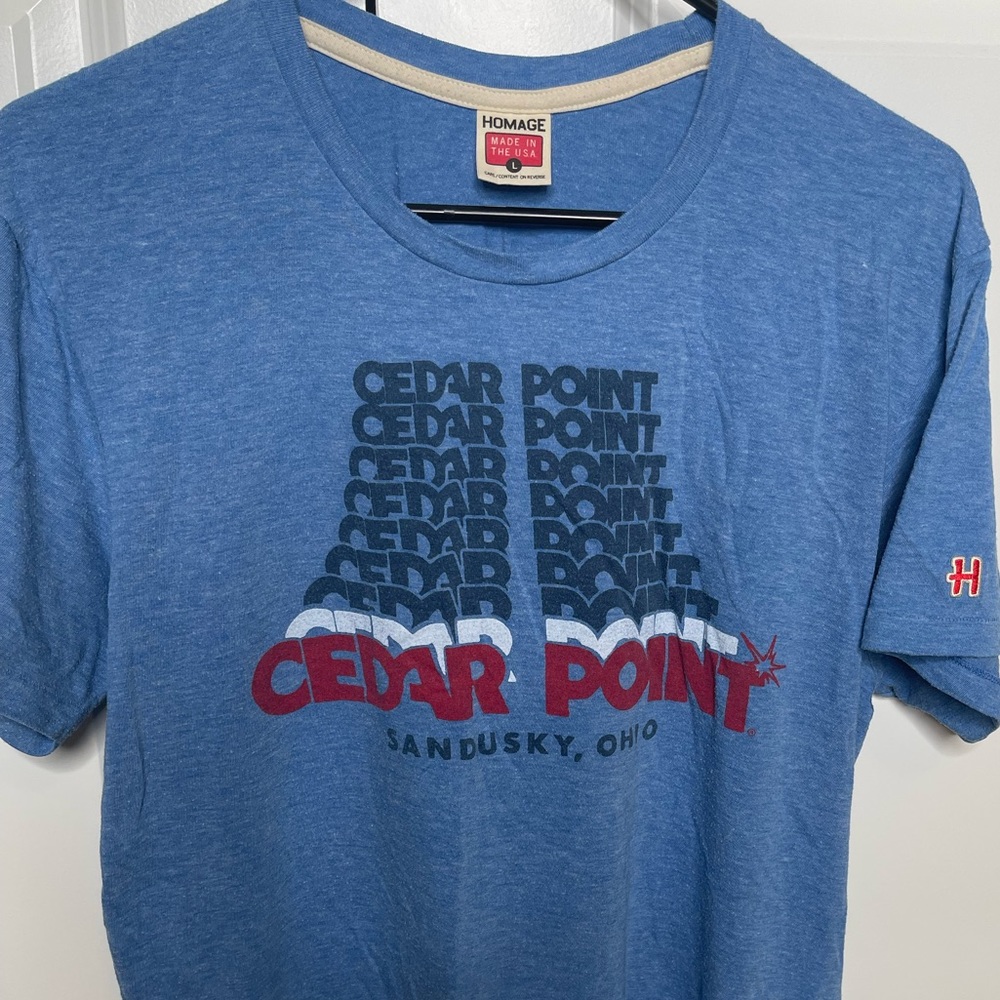 Cedar Point Sandusky Ohio. Homage shirt. Size large.
